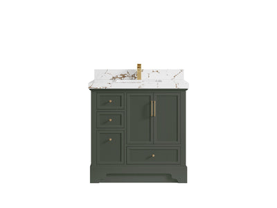 Alys 36 in. W x 22 in. D Center Sink Vanity for Modern Bathrooms