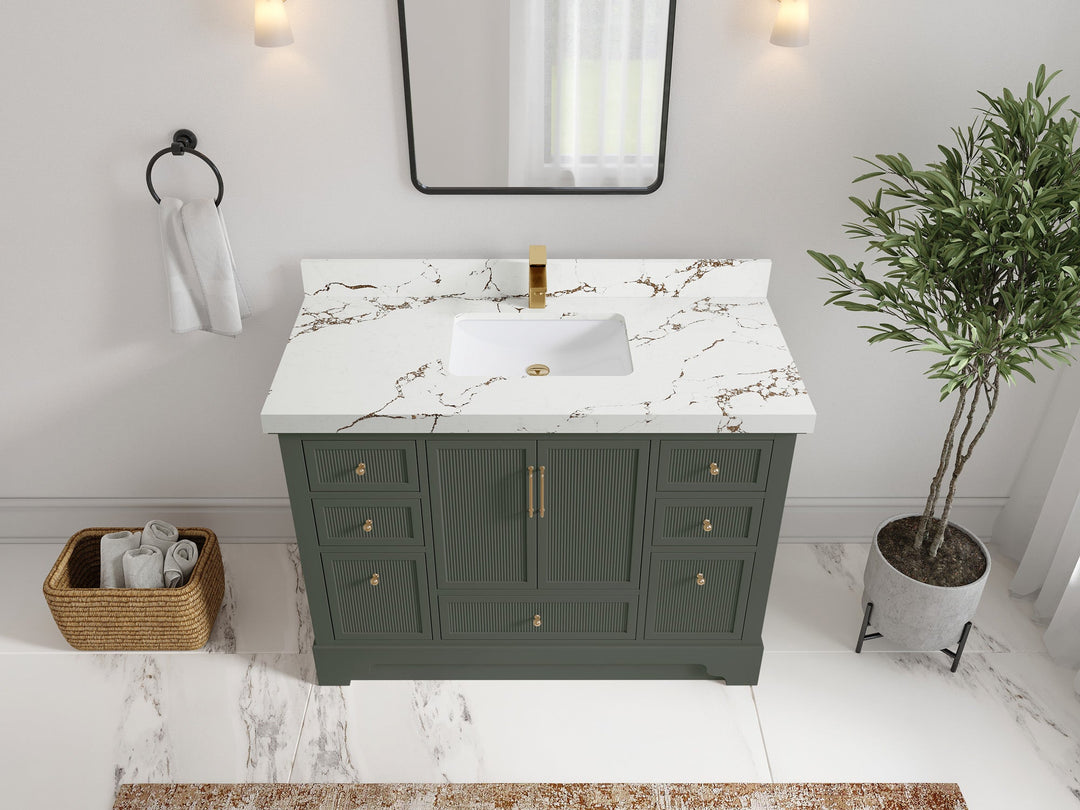 Alys 48 in. W x 22 in. D Single Sink Bathroom Vanity