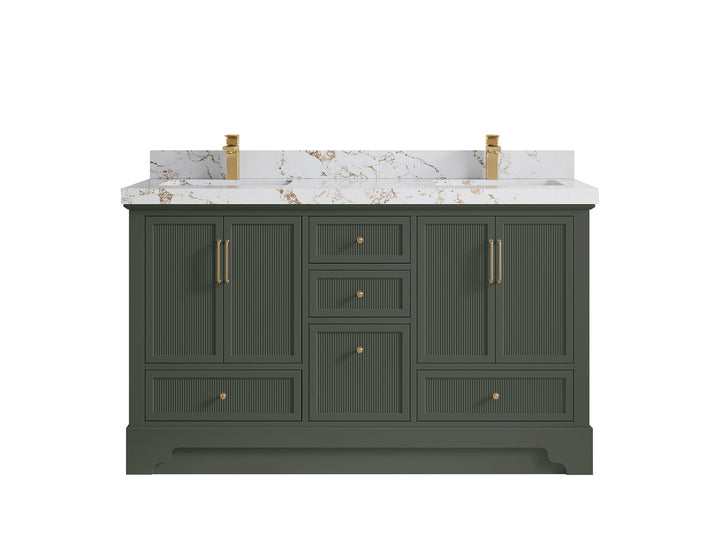 Alys 60 in. W x 22 in. D Double Sink Bathroom Vanity - photo 40