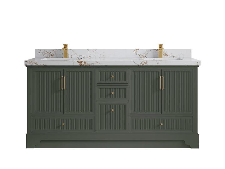 Alys 72 in. W x 22 in. D Double Sink Bathroom Vanity - photo 40