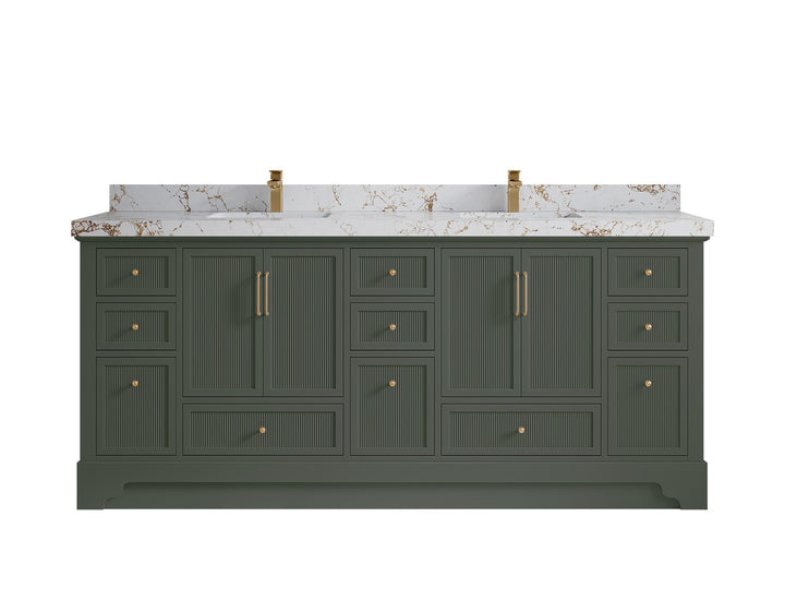 Alys 80 in. W x 22 in. D Double Sink Bathroom Vanity - photo 12