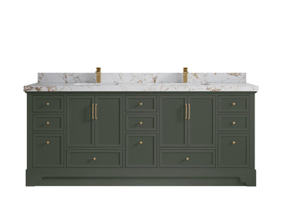 Alys 84 in. W x 22 in. D Double Sink Bathroom Vanity