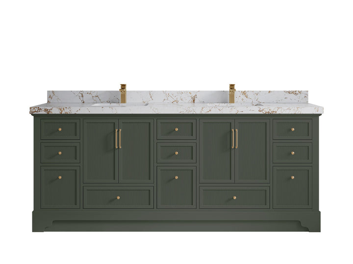 Alys 84 in. W x 22 in. D Double Sink Bathroom Vanity - photo 40