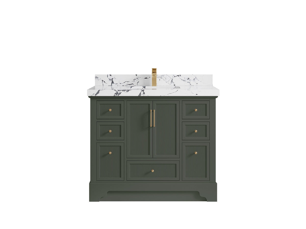 Alys 42 in. W x 22 in. D Single Sink Bathroom Vanity