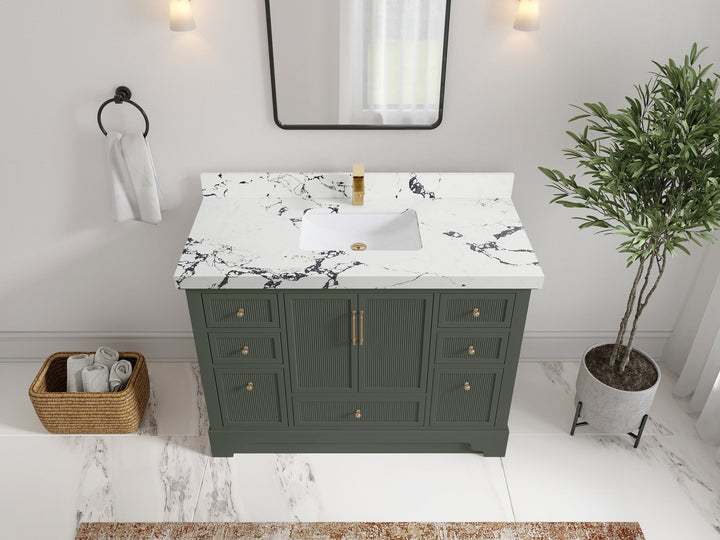 Alys 48 in. W x 22 in. D Single Sink Bathroom Vanity - photo 43