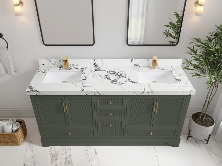 Alys 72 in. W x 22 in. D Double Sink Bathroom Vanity - photo 41