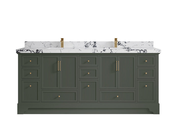 Alys 80 in. W x 22 in. D Double Sink Bathroom Vanity - photo 14