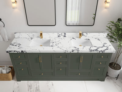 Alys 84 in. W x 22 in. D Double Sink Bathroom Vanity