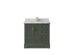 Alys 36 in. W x 22 in. D Center Sink Bathroom Vanity - photo 36