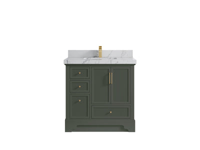 Alys 36 in. W x 22 in. D Center Sink Vanity for Modern Bathrooms