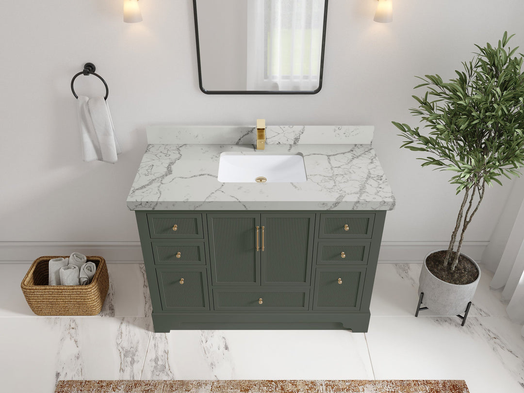 Alys 48 in. W x 22 in. D Single Sink Bathroom Vanity