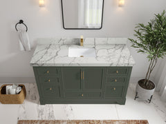 Alys 60 in. W x 22 in. D Single Sink Bathroom Vanity - photo 35