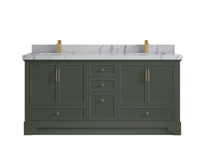 Alys 72 in. W x 22 in. D Double Sink Bathroom Vanity - photo 30