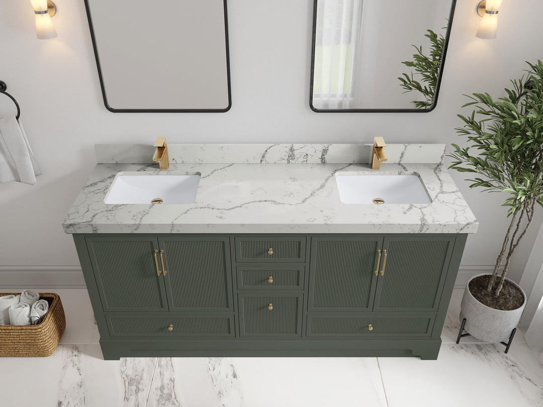 Alys 72 in. W x 22 in. D Double Sink Bathroom Vanity