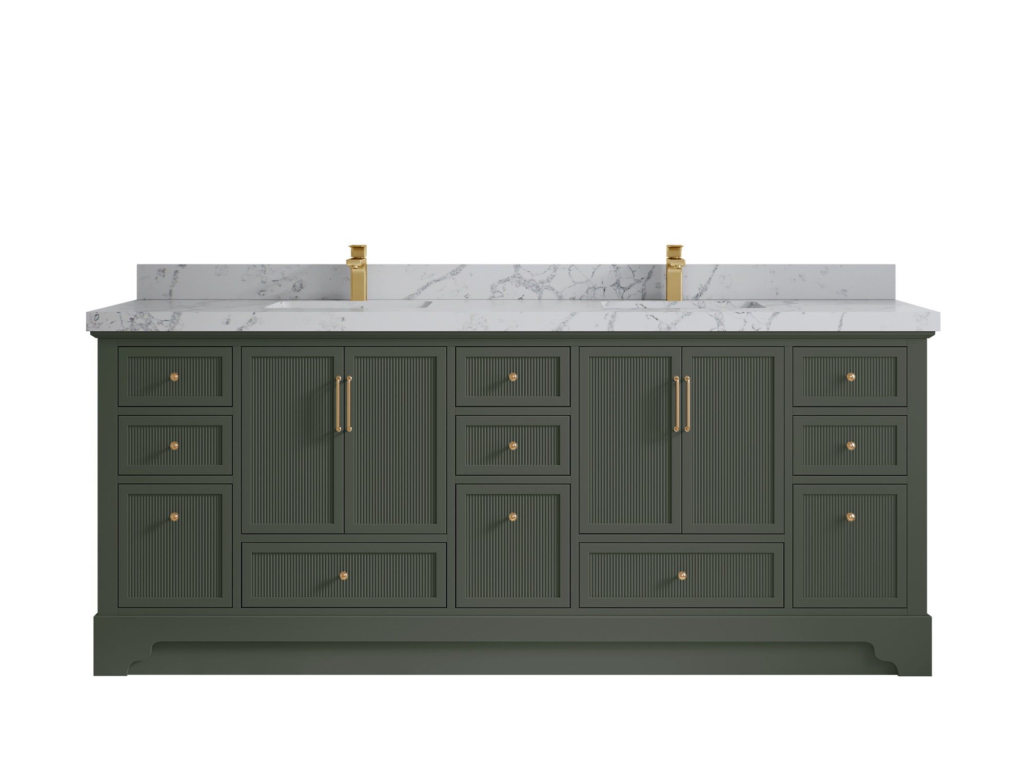 Alys 84 in. W x 22 in. D Double Sink Bathroom Vanity