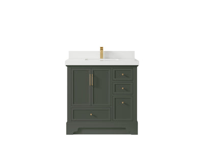 Alys 36 in. W x 22 in. D Center Sink Bathroom Vanity
