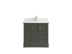 Alys 36 in. W x 22 in. D Center Sink Vanity for Modern Bathrooms - photo 28