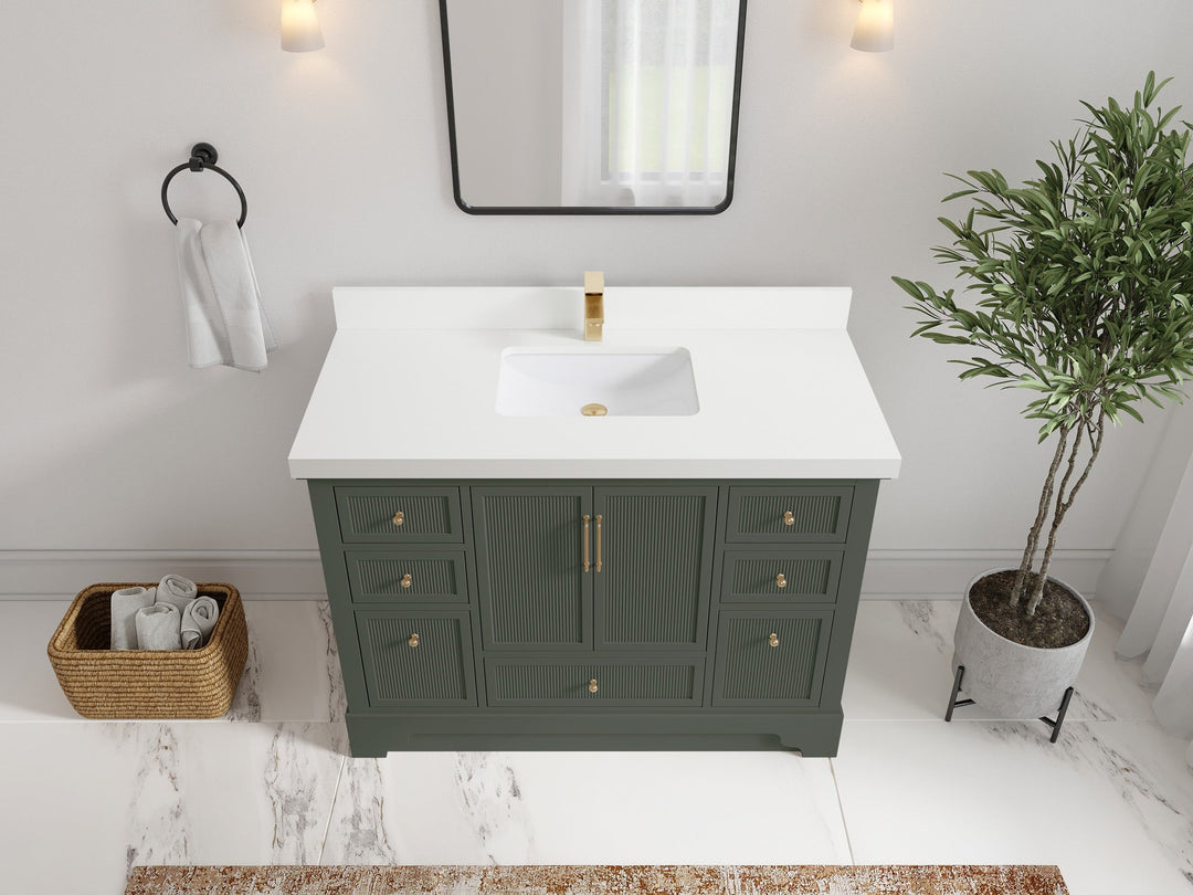 Alys 48 in. W x 22 in. D Single Sink Bathroom Vanity