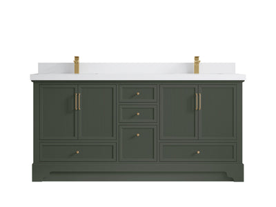 Alys 72 in. W x 22 in. D Double Sink Bathroom Vanity