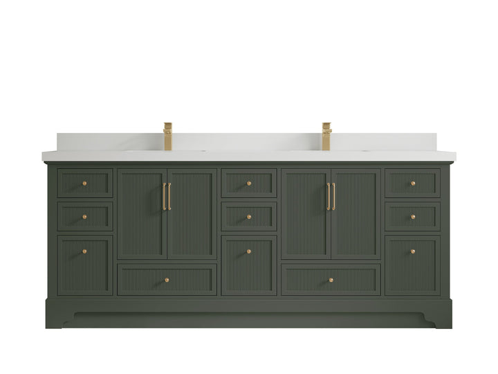 Alys 84 in. W x 22 in. D Double Sink Bathroom Vanity - photo 34