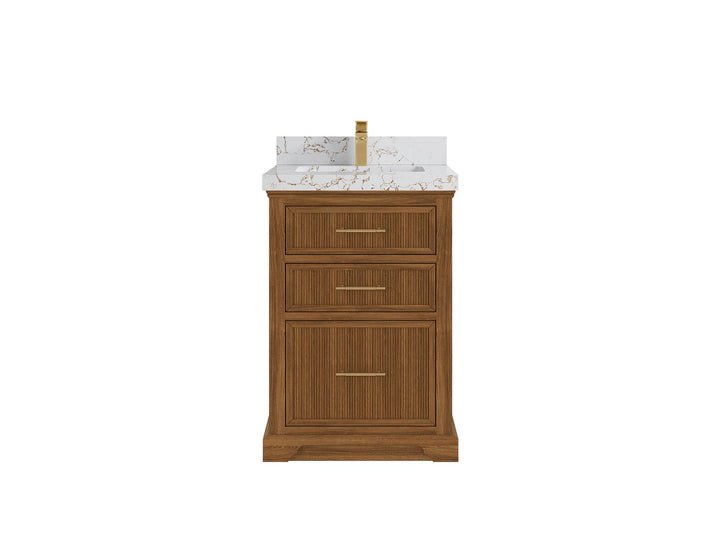 Alys Teak Wood 24 in. W x 22 in. D Single Sink Bathroom Vanity - photo 20
