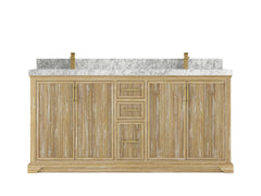 Alys Teak Wood 72 in. W x 22 in. D Double Sink Bathroom Vanity - photo 11