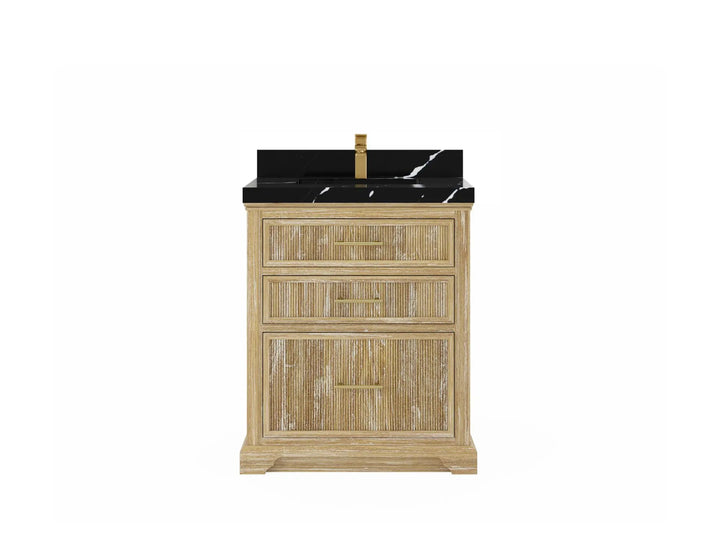 Alys Teak Wood 30 in. W x 22 in. D Single Sink Bathroom Vanity - photo 7