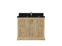 Alys Teak Wood 42 in. W x 22 in. D Single Sink Bathroom Vanity - photo 7