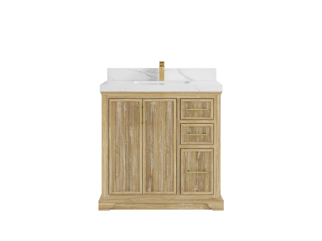 Teak_36 - Single Sink - Bathroom Vanity size 30 - 39 IN - photo 27