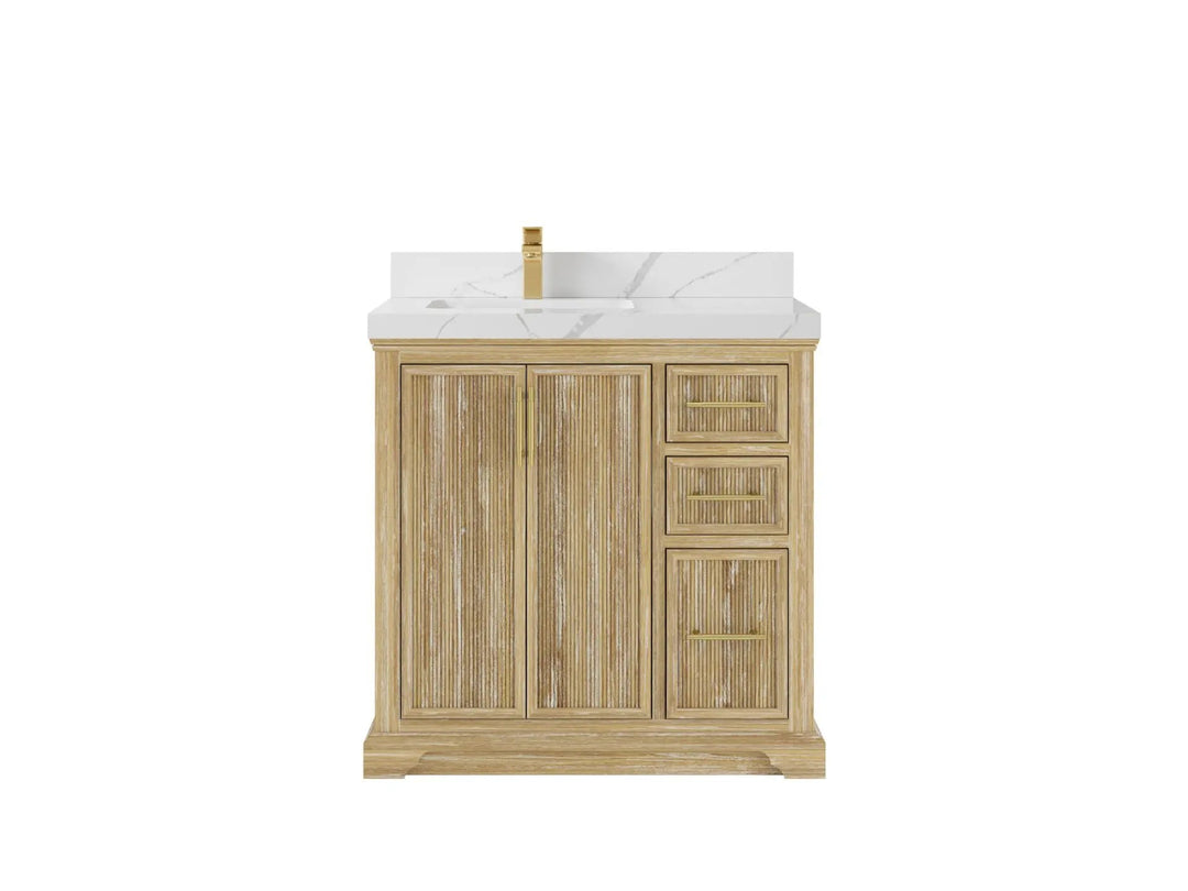Teak_36 - Single Sink - Bathroom Vanity size 30 - 39 IN - photo 29