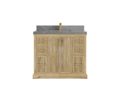 Alys Teak Wood 42 in. W x 22 in. D Single Sink Bathroom Vanity - photo 19