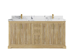 Alys Teak Wood 72 in. W x 22 in. D Double Sink Bathroom Vanity - photo 22