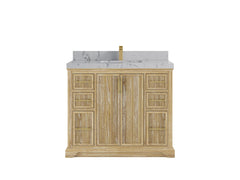 Alys Teak Wood 42 in. W x 22 in. D Single Sink Bathroom Vanity - photo 23