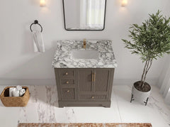 Alys 36 in. W x 22 in. D Center Sink Bathroom Vanity - photo 22
