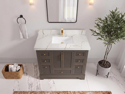 Alys 42 in. W x 22 in. D Single Sink Bathroom Vanity