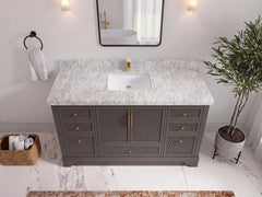 Alys 60 in. W x 22 in. D Single Sink Bathroom Vanity - photo 16