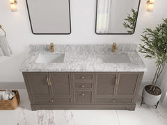 Alys 72 in. W x 22 in. D Double Sink Bathroom Vanity - photo 12