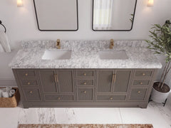 Alys 84 in. W x 22 in. D Double Sink Bathroom Vanity - photo 14