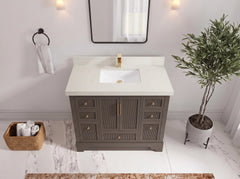 Alys 42 in. W x 22 in. D Single Sink Bathroom Vanity - photo 12
