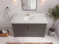 Alys 60 in. W x 22 in. D Single Sink Bathroom Vanity - photo 17
