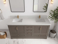 Alys 72 in. W x 22 in. D Double Sink Bathroom Vanity - photo 13