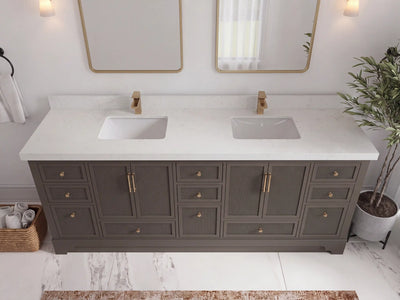 Alys 84 in. W x 22 in. D Double Sink Bathroom Vanity