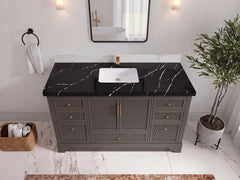 Alys 60 in. W x 22 in. D Single Sink Bathroom Vanity - photo 11
