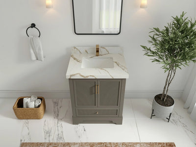 Alys 30 in. W x 22 in. D Single Sink Bathroom Vanity