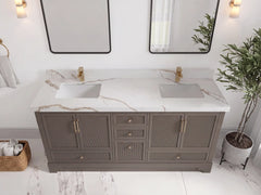 Alys 72 in. W x 22 in. D Double Sink Bathroom Vanity - photo 20