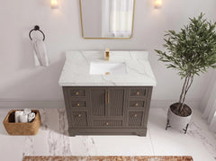 Alys 42 in. W x 22 in. D Single Sink Bathroom Vanity - photo 9