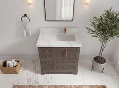 Alys 36 in. W x 22 in. D Right Offset Sink Bathroom Vanity - photo 10