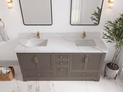 Alys 72 in. W x 22 in. D Double Sink Bathroom Vanity - photo 9