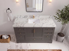 Alys 60 in. W x 22 in. D Single Sink Bathroom Vanity - photo 10