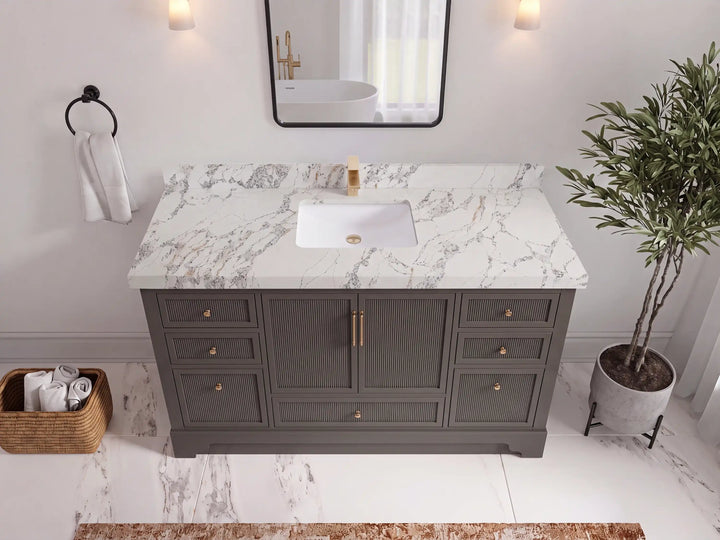 Alys 60 in. W x 22 in. D Single Sink Bathroom Vanity - photo 10